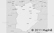 Silver Style Panoramic Map of Matala