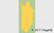 Savanna Style Simple Map of Matala
