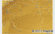 Physical Panoramic Map of Quipungo