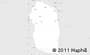 Silver Style Simple Map of Quipungo