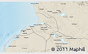 Shaded Relief 3D Map of Cacuaco
