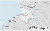 Silver Style 3D Map of Cacuaco
