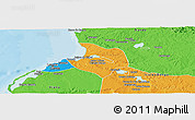 Political Panoramic Map of Cacuaco