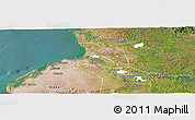 Satellite Panoramic Map of Cacuaco