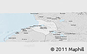 Silver Style Panoramic Map of Cacuaco