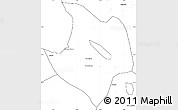 Blank Simple Map of Cacuaco