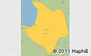 Savanna Style Simple Map of Cacuaco