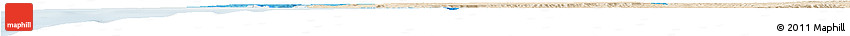 Political Shades Horizon Map of Luanda, lighten