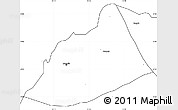 Blank Simple Map of Luanda