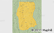 Savanna Style 3D Map of Cambulo