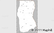 Gray Simple Map of Cambulo