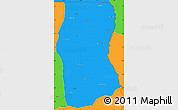 Political Simple Map of Cambulo