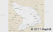 Classic Style 3D Map of Capenda Camulemb