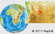 Physical Location Map of Capenda Camulemb
