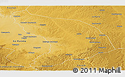 Physical Panoramic Map of Capenda Camulemb