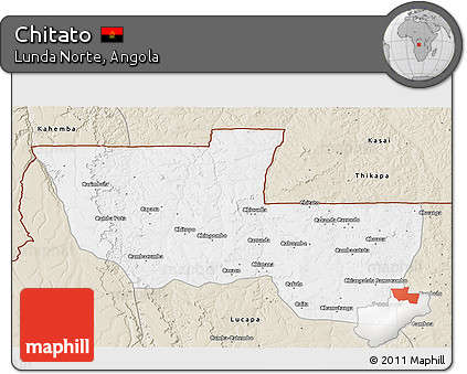Classic Style 3D Map of Chitato