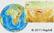 Physical Location Map of Chitato