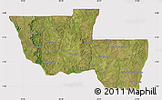 Satellite Map of Chitato, cropped outside