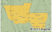 Savanna Style Map of Chitato