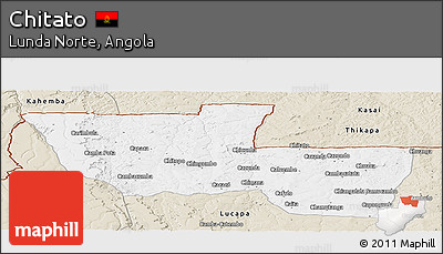 Classic Style Panoramic Map of Chitato