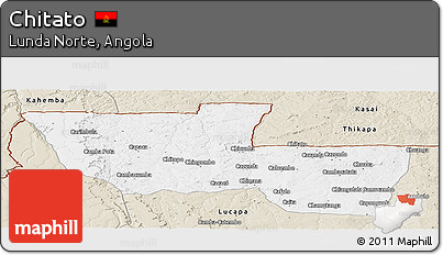 Classic Style Panoramic Map of Chitato
