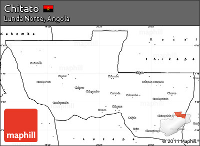 Blank Simple Map of Chitato