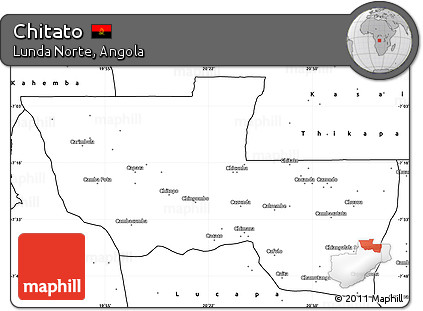 Blank Simple Map of Chitato
