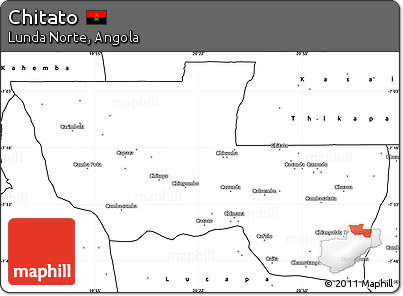 Blank Simple Map of Chitato