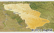 Physical Panoramic Map of Cuango, satellite outside