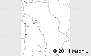 Blank Simple Map of Cuango