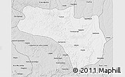 Silver Style 3D Map of Lubalo