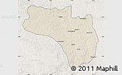 Shaded Relief Map of Lubalo, lighten