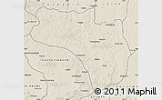 Shaded Relief Map of Lubalo