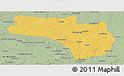 Savanna Style Panoramic Map of Lubalo