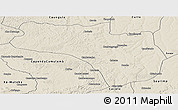 Shaded Relief Panoramic Map of Lubalo