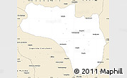 Classic Style Simple Map of Lubalo