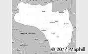 Gray Simple Map of Lubalo