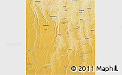 Physical 3D Map of Lucapa