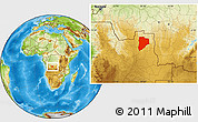 Physical Location Map of Lucapa