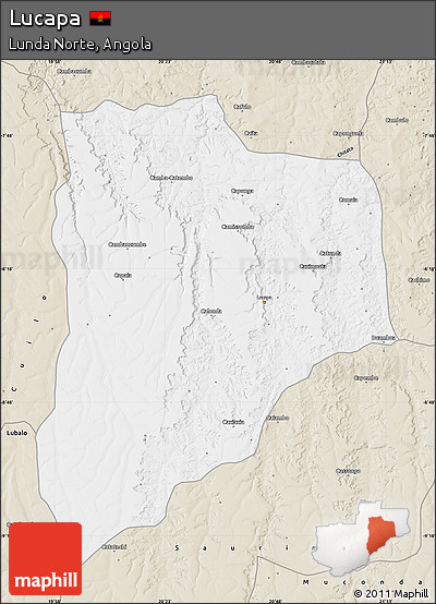 Classic Style Map of Lucapa