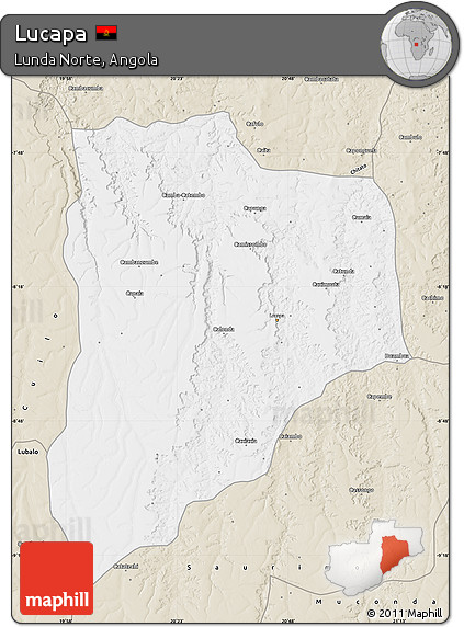 Classic Style Map of Lucapa