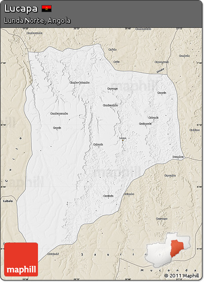 Classic Style Map of Lucapa