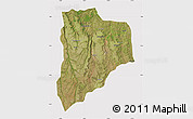 Satellite Map of Lucapa, cropped outside