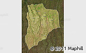 Satellite Map of Lucapa, darken