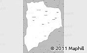 Gray Simple Map of Lucapa