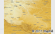 Physical Panoramic Map of Xa-Muteba