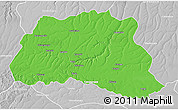 Political 3D Map of Dala, lighten, desaturated