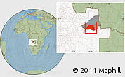 Savanna Style Location Map of Dala, highlighted country, highlighted parent region, hill shading