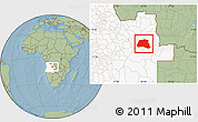Savanna Style Location Map of Dala, highlighted country, hill shading
