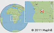 Savanna Style Location Map of Dala, highlighted parent region, within the entire country